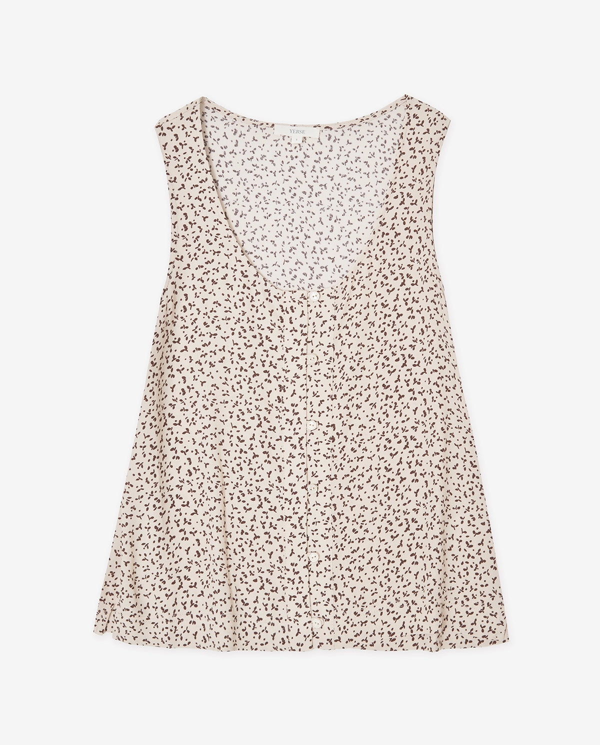 Yerse Crepe Top in Ntl Flowers 44831