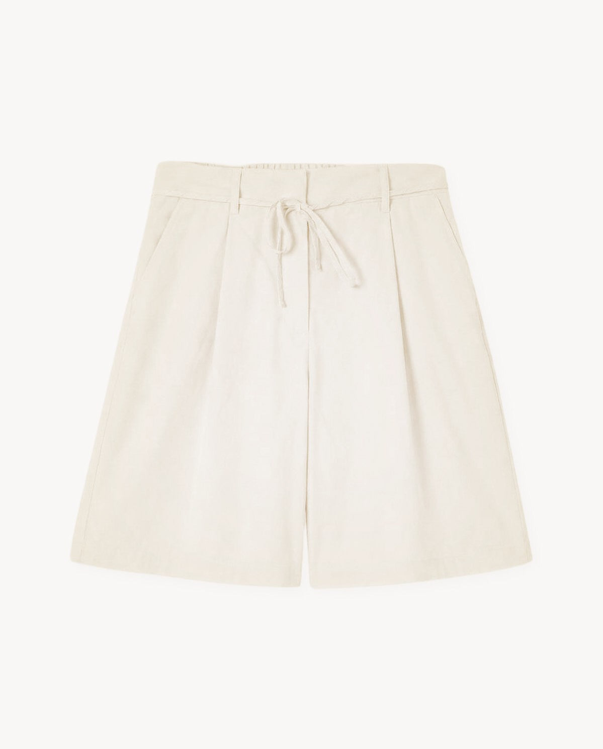 Yerse Poplin Shorts in Ecru 44832