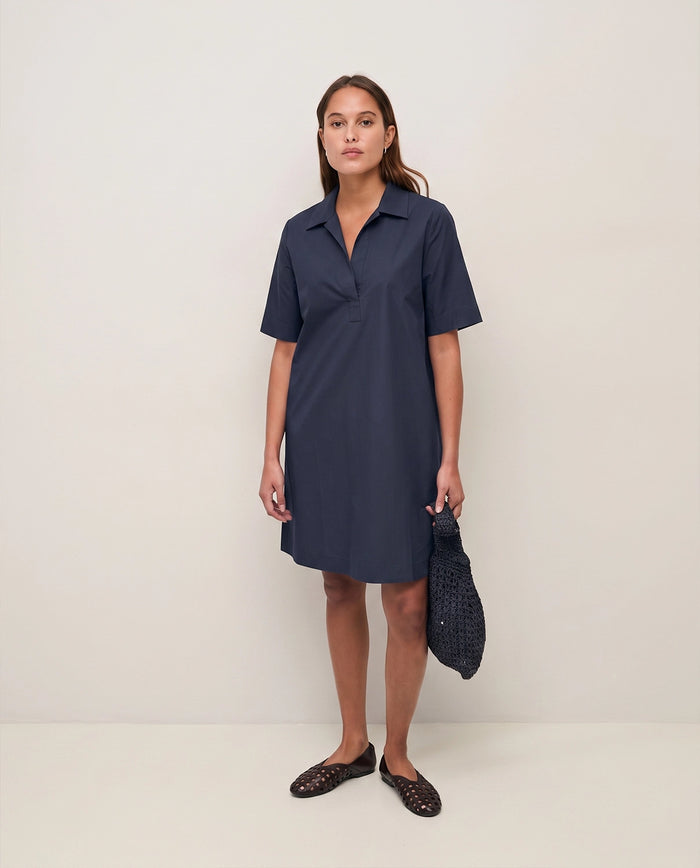 Yerse Short Dress in Navy 44836