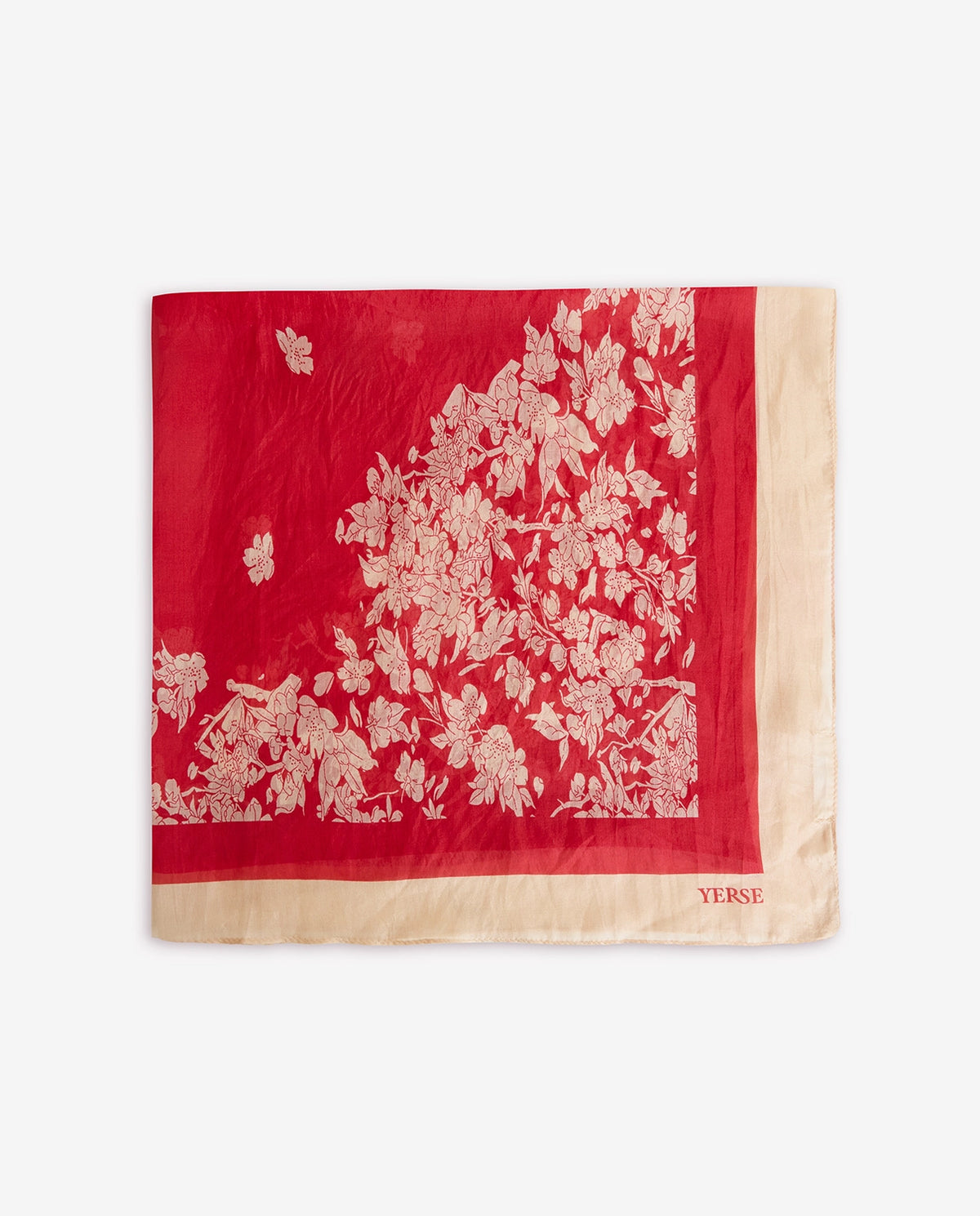 Yerse Silk Scarf in Rojo 44918