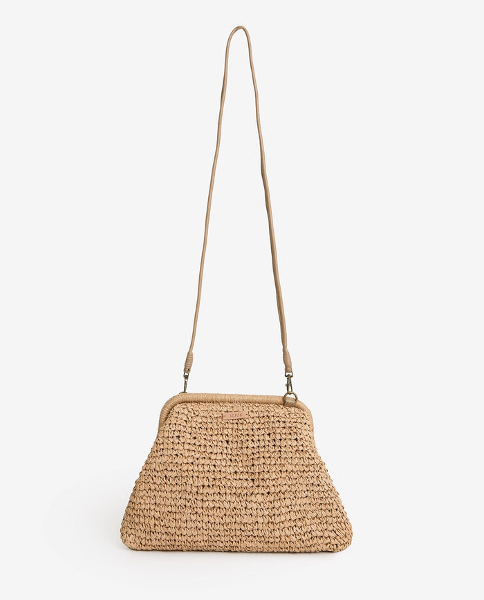 Yerse Raffia And Leather Bag in Natural 44926