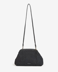 Yerse Crochet Clutch in Negro 44943