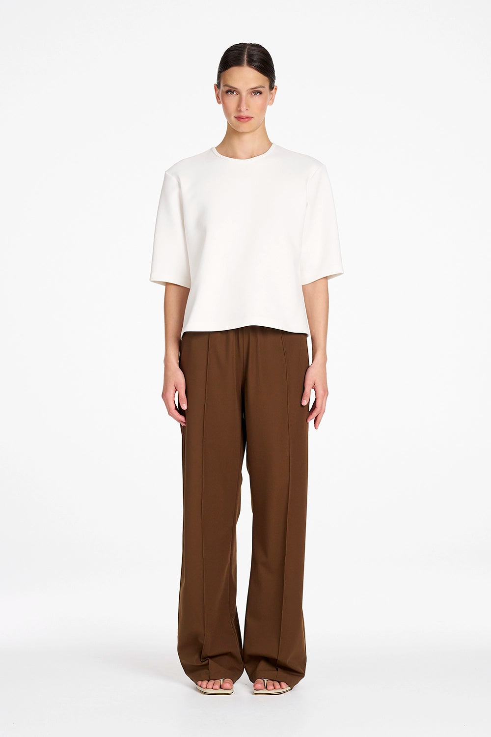 Mela Purdie Elbow Box T in White F104 80066 - Pre-Order November Delivery