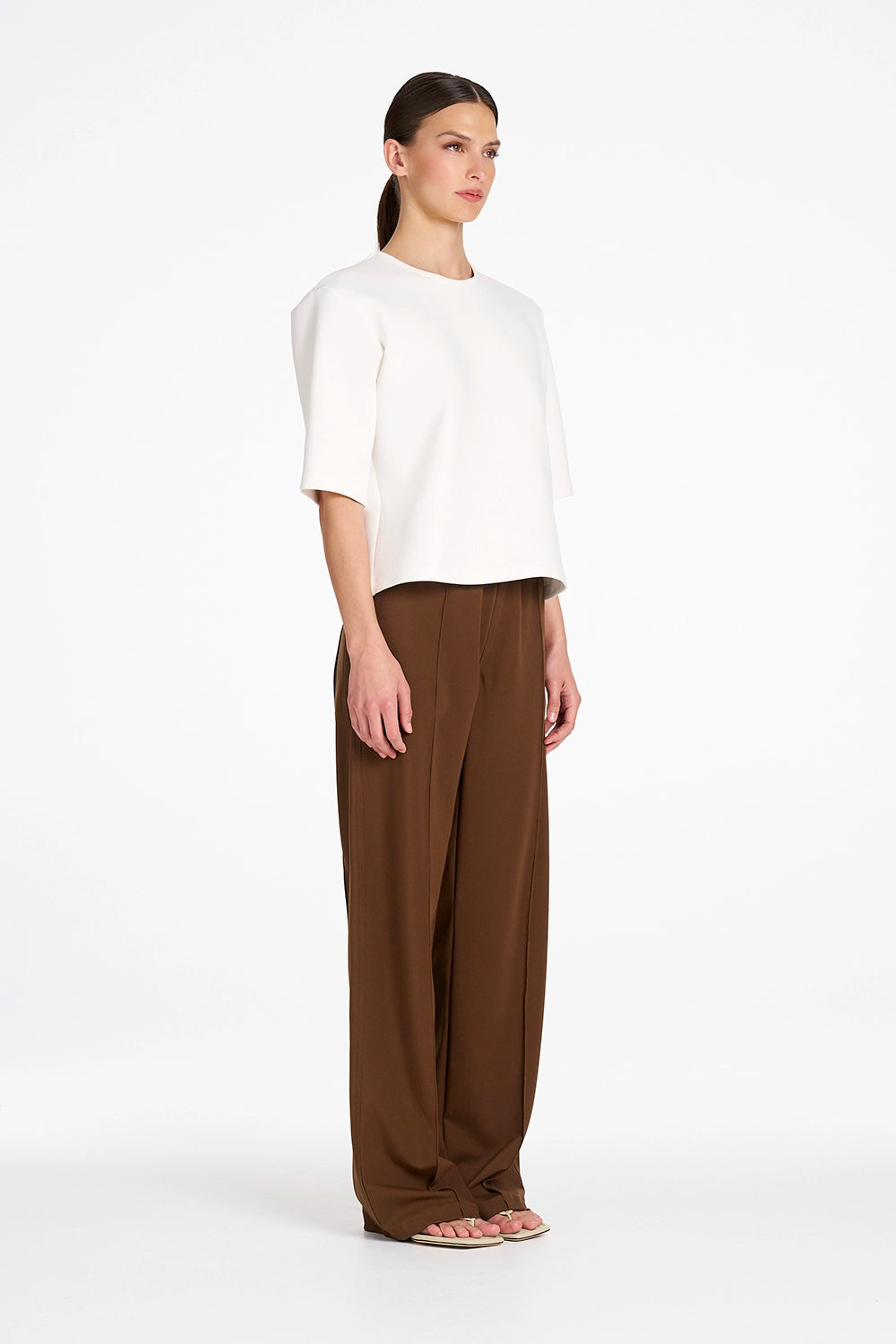 Mela Purdie Elbow Box T in White F104 80066 - Pre-Order November Delivery