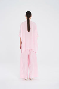 Mela Purdie Wide Cross Pant in Rosebud F65 1944 - Pre-Order February Delivery