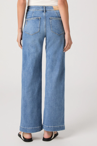 Paige Anessa Jeans 31”  with Braided Pocket in Encino 1N24F72-D079