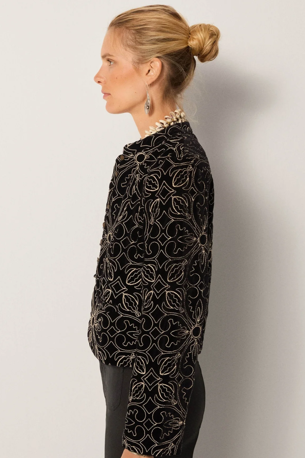 Maison Hotel Odette Jacket in Night Lilly - Pre-Order January Delivery