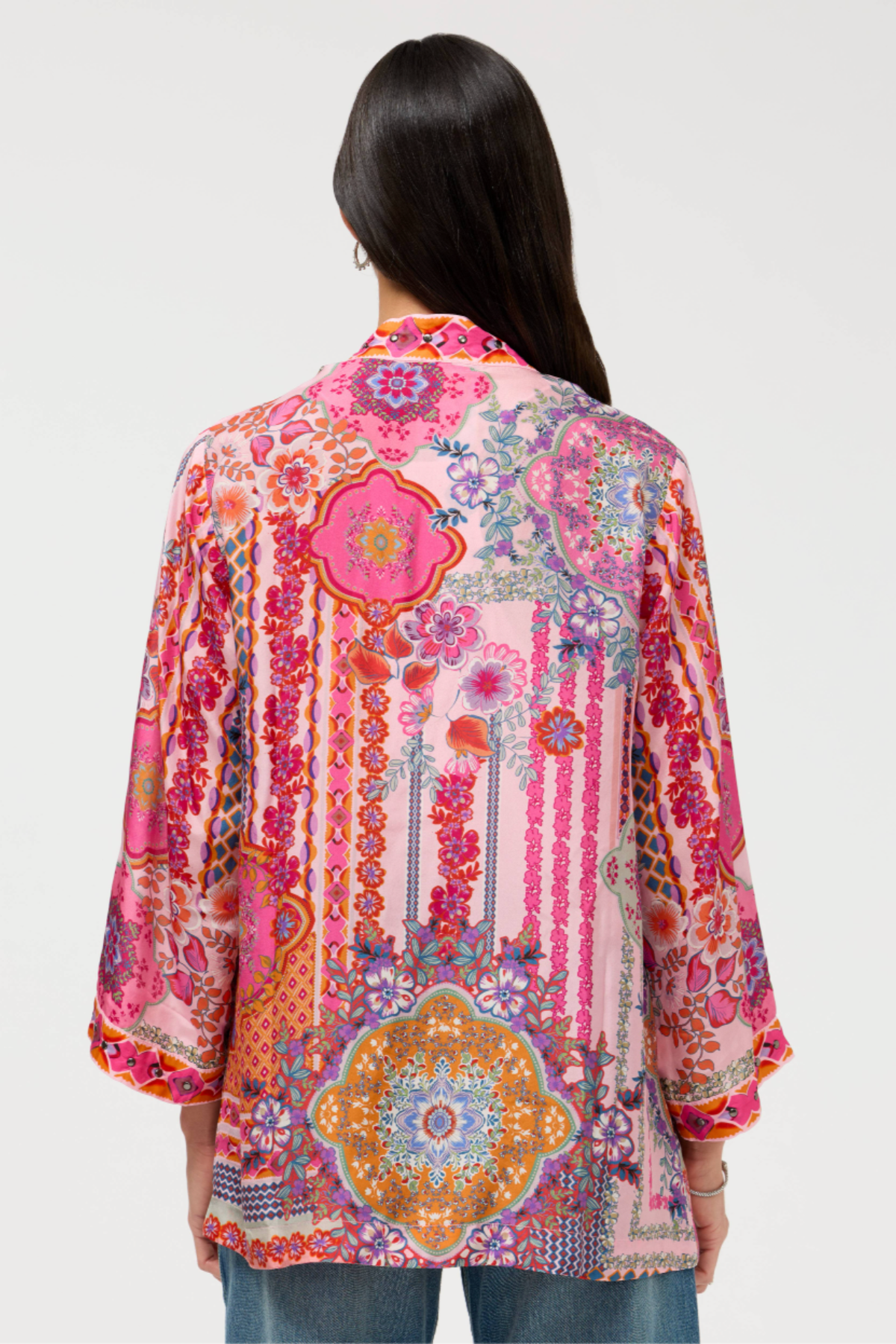 Johnny Was Neli Short Studded Kimono - Tami C47026-4