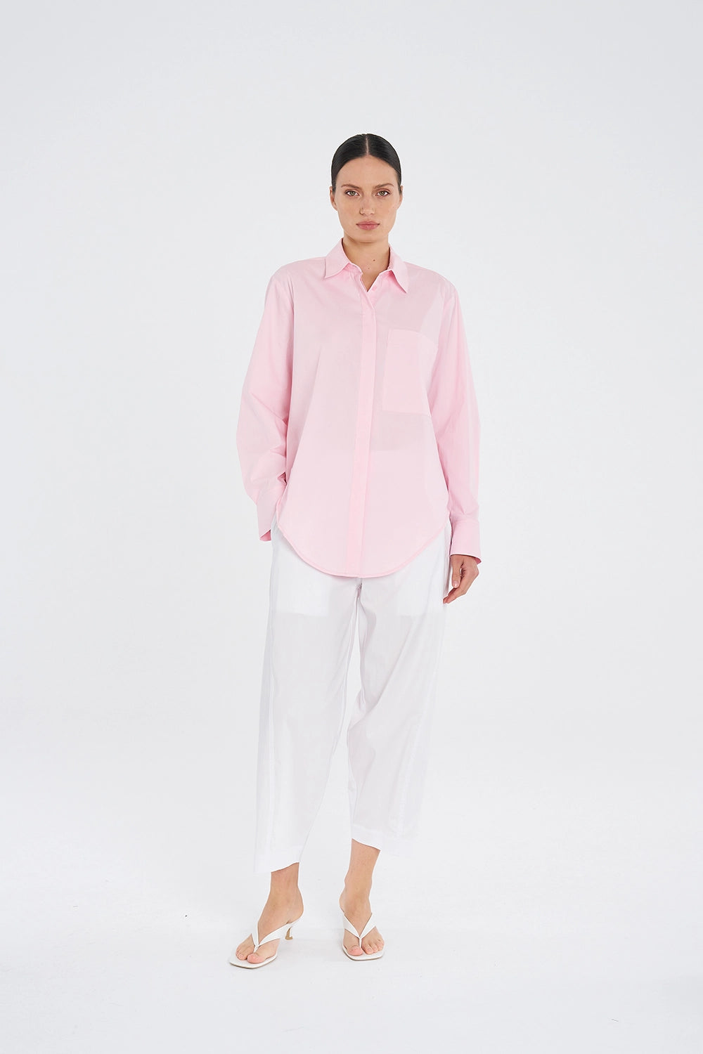 Mela Purdie Saville Shirt in Rosebud F65 8920 - Pre-Order February Delivery