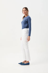 Goondiwindi 5 Pocket Jean in White 5173