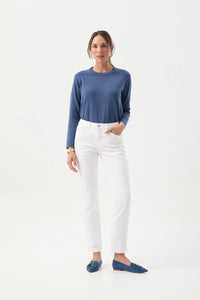 Goondiwindi 5 Pocket Jean in White 5173