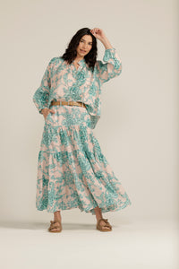 Goondiwindi Cotton Printed Tiered Skirt 5205-152-S23