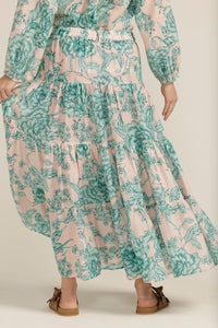 Goondiwindi Cotton Printed Tiered Skirt 5205-152-S23