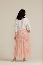 Goondiwindi Cotton Linen Tiered Skirt 5214-154-S23