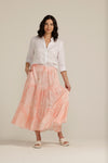 Goondiwindi Cotton Linen Tiered Skirt 5214-154-S23