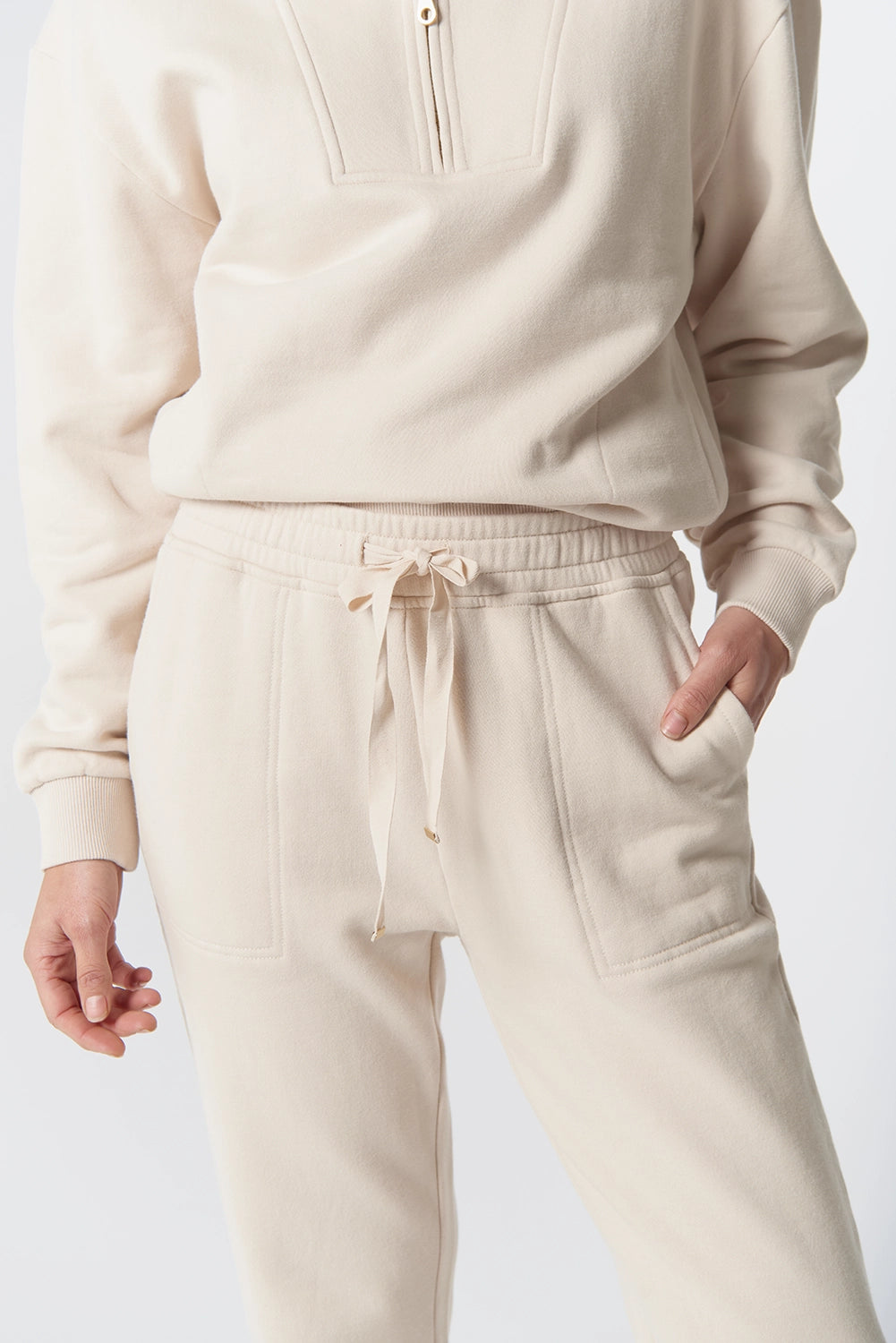 Goondiwindi Cotton Barkly Cotton Track Pant in Birch 5295