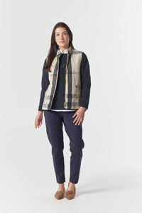 Goondiwindi Cotton The Rider Vest in Birch Check 5296