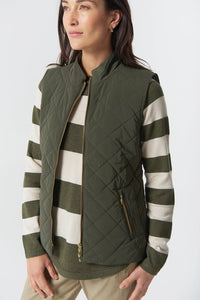 Goondiwindi Cotton The Heritage Quilted Vest in Khaki 5296