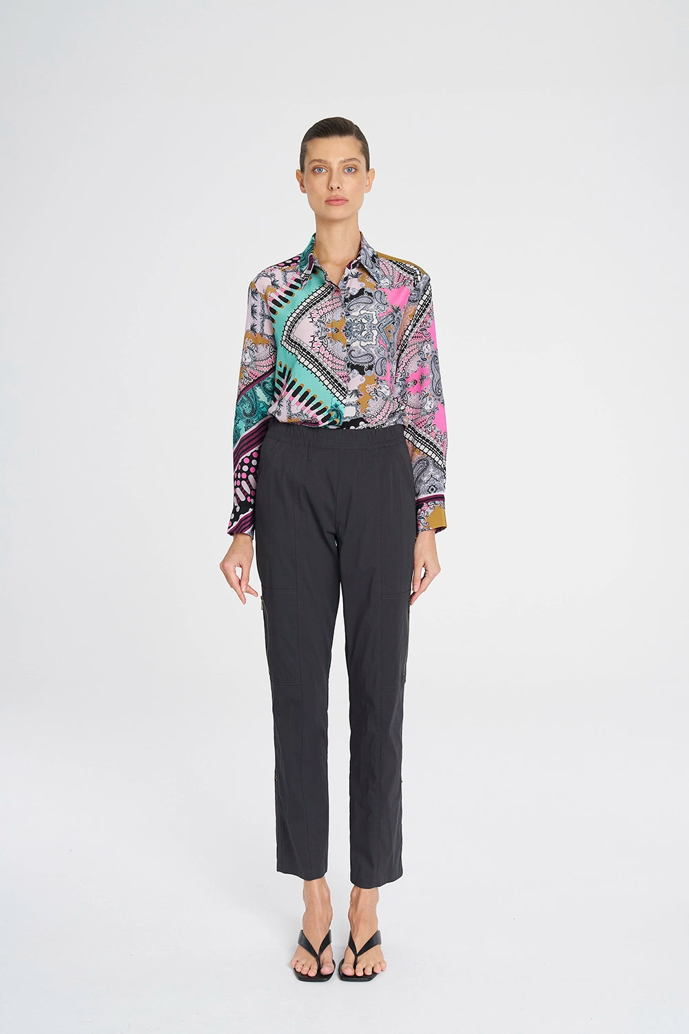 Mela Purdie Soft Shirt In Bandana F854 2822 - Pre-Order March Delivery