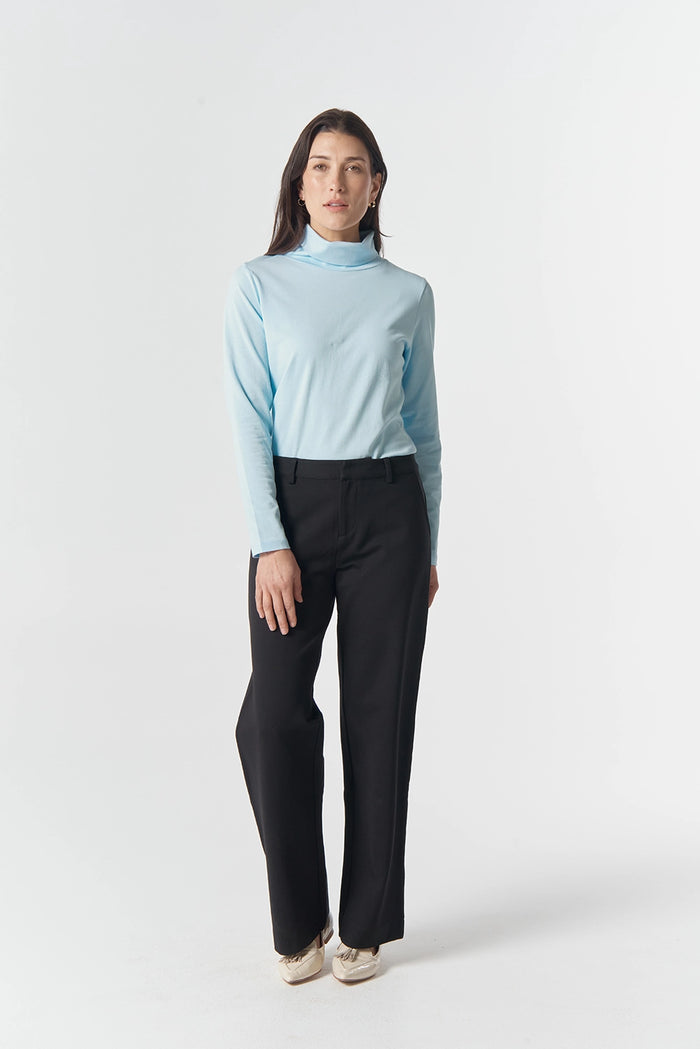 Goondiwindi Cotton The Traditional Cotton Skivvy in Skyride Blue 6049