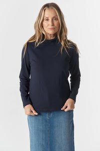Goondiwindi Cotton The Traditional Cotton Skivvy in Dark Navy 6049