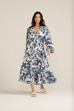 Goondiwini Cotton Dress with Lace Inserts 6256-159-S23