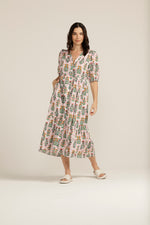 Goondiwindi Cotton Pink Floral Button Through Dress 6257-161-S23