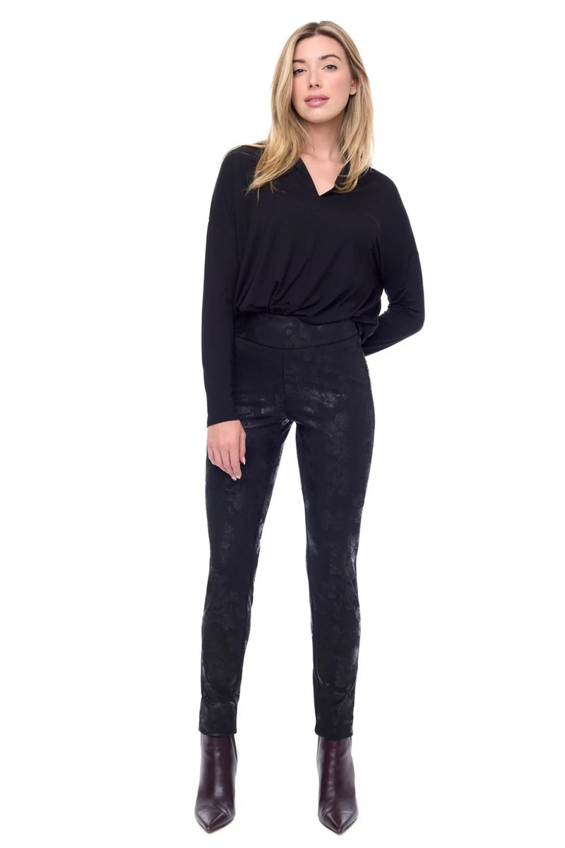 Up! Pants Flora Ponte Full Length Slim Pant 67926