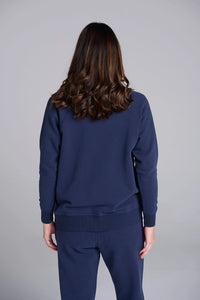 Goondiwindi Cotton Zip Jacket in Dark Navy 7058