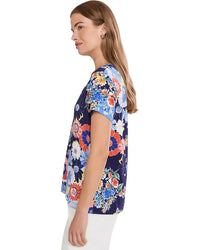Johnny Was The Janie Favorite Short Sleeve V-Neck Tee- Tiana T13726-5