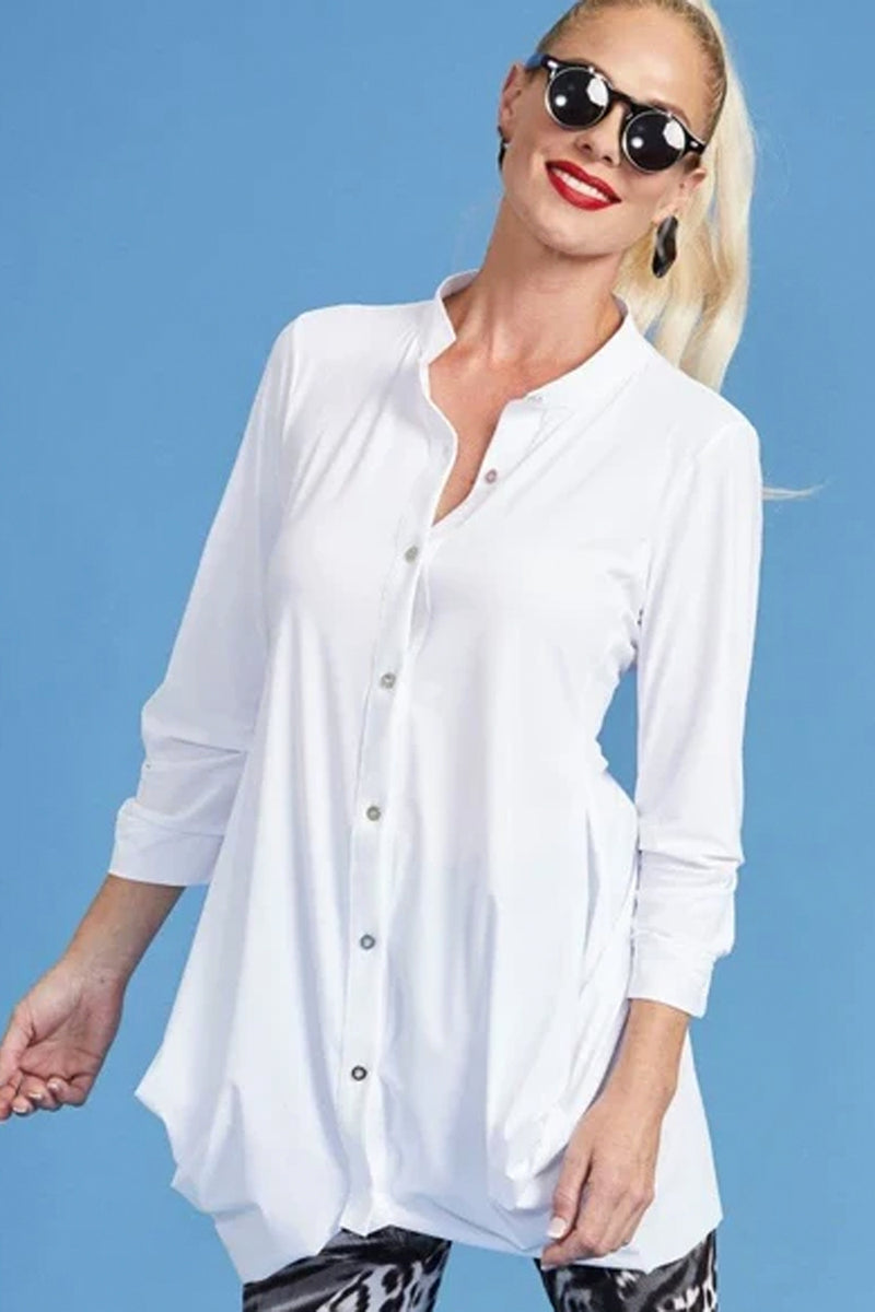 Paula Ryan Hitched Front Soft Sleeve Shirt 7902
