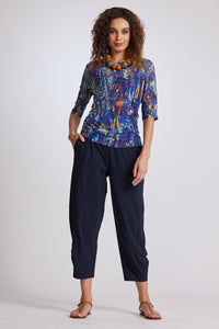 Paula Ryan Curved Seam Bell Pant 8964