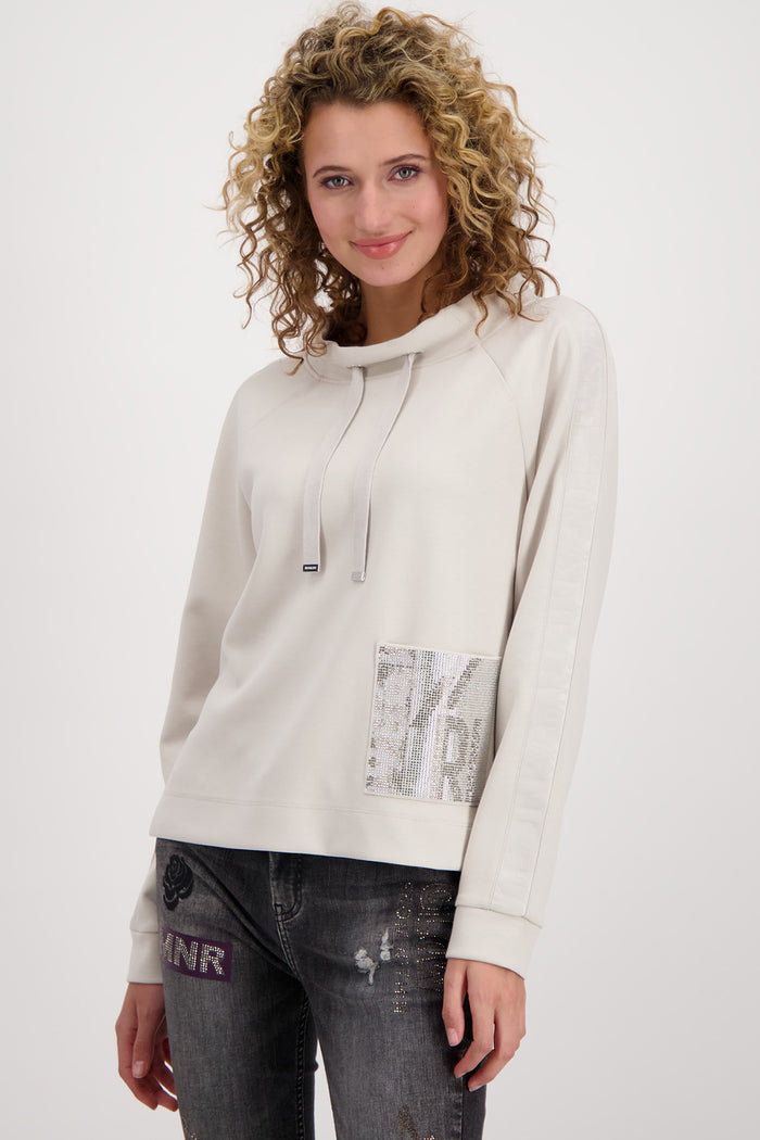 Monari Classic Sweat with Pocket Detail  M806400