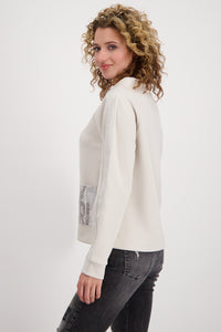 Monari Classic Sweat with Pocket Detail  M806400