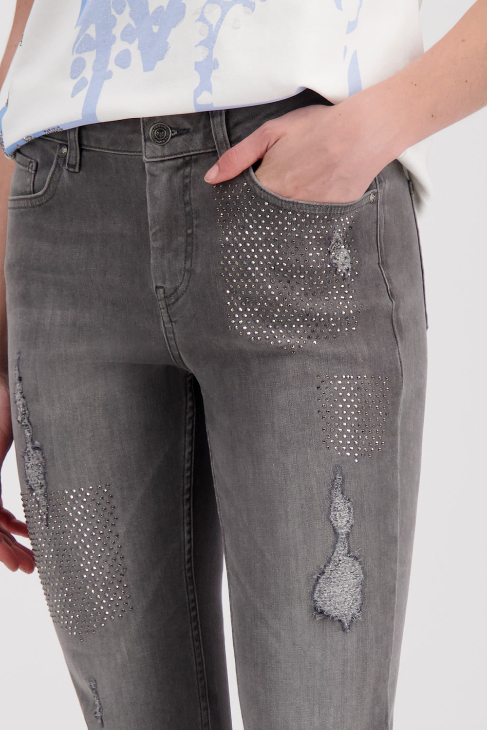 Monari Jeans with Rivets M806893