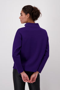 Monari Basic Sweatshirt with Bag Print M807004