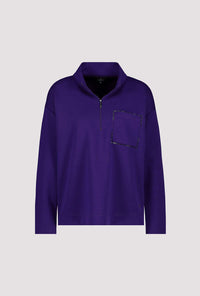 Monari Basic Sweatshirt with Bag Print M807004