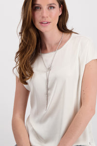Monari Jersey Blouse with Embellishment M807008