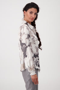 Monari Floral Printed Blouse M807039