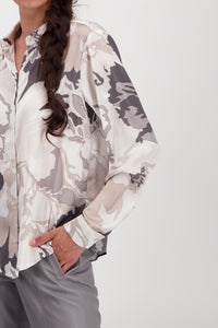 Monari Floral Printed Blouse M807039