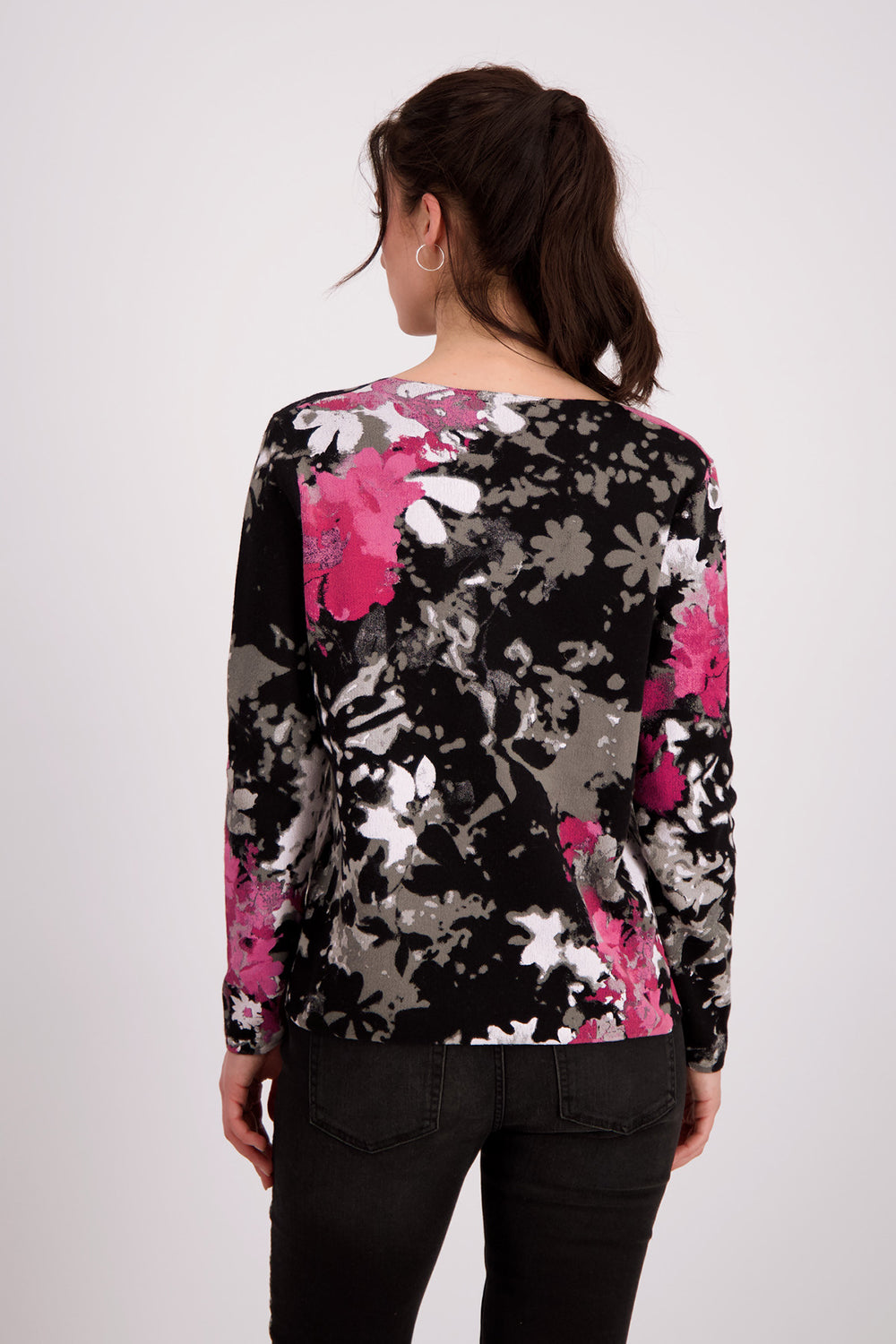 Monari Sweater with all over Print M807049