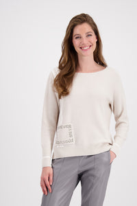 Monari Top With Pocket Embellishment M807278