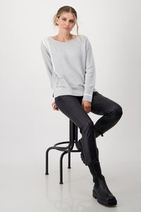 Monari Top With Pocket Embellishment M807278