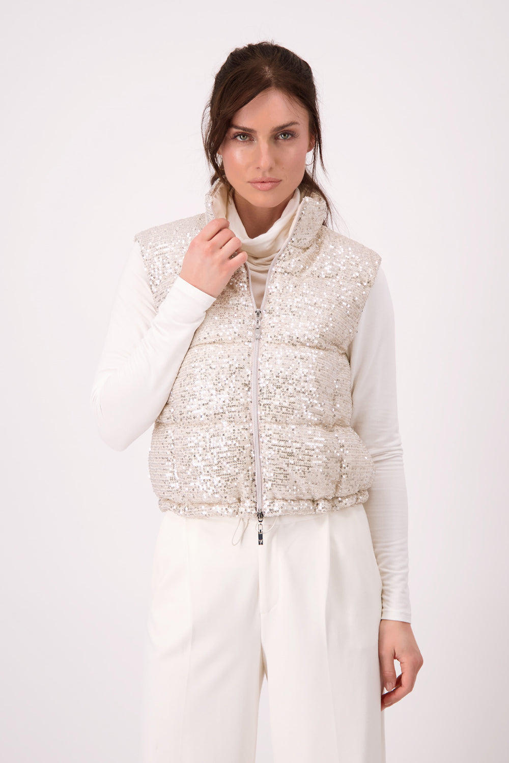 Monari Sequin Waistcoat M807296