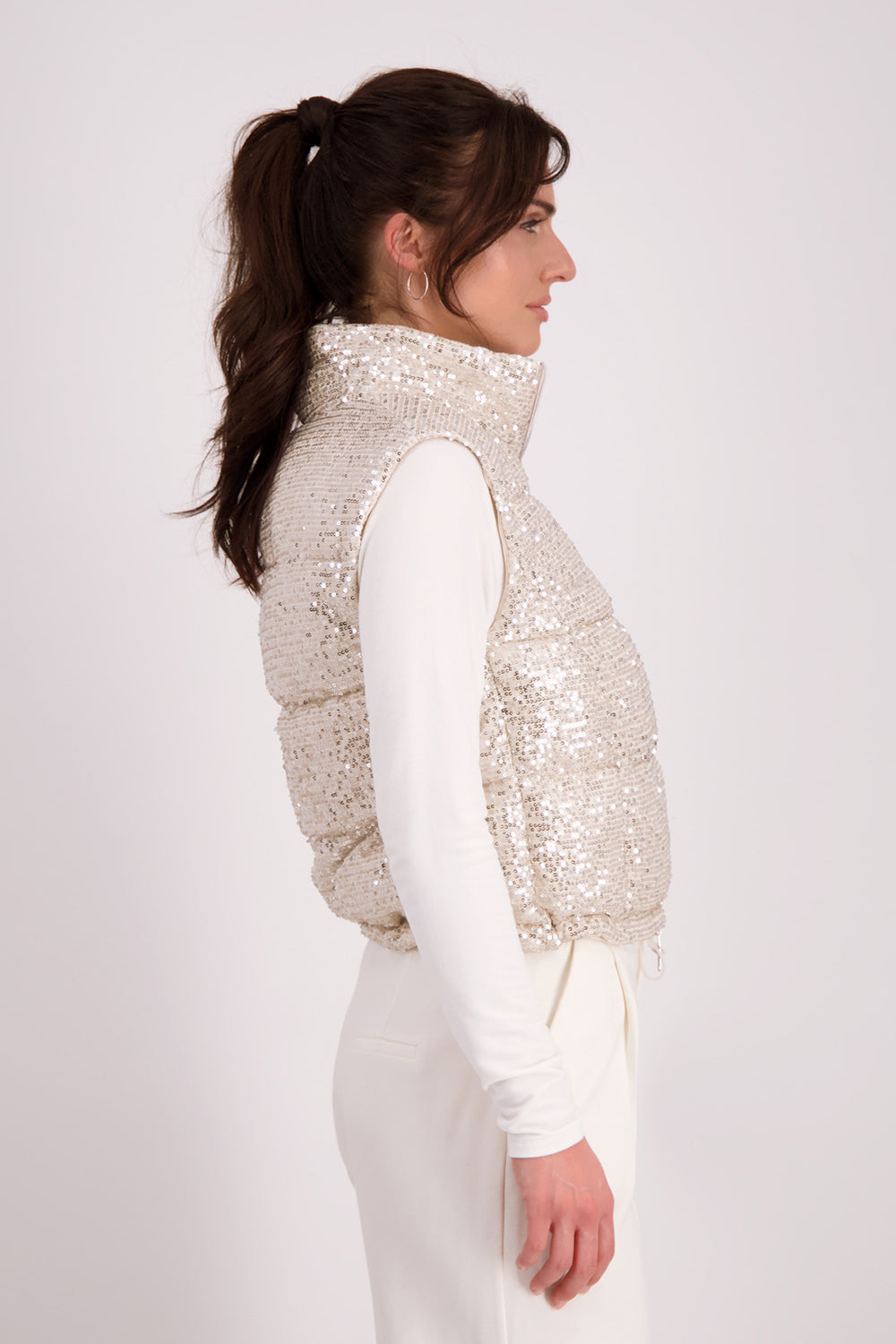 Monari Sequin Waistcoat M807296