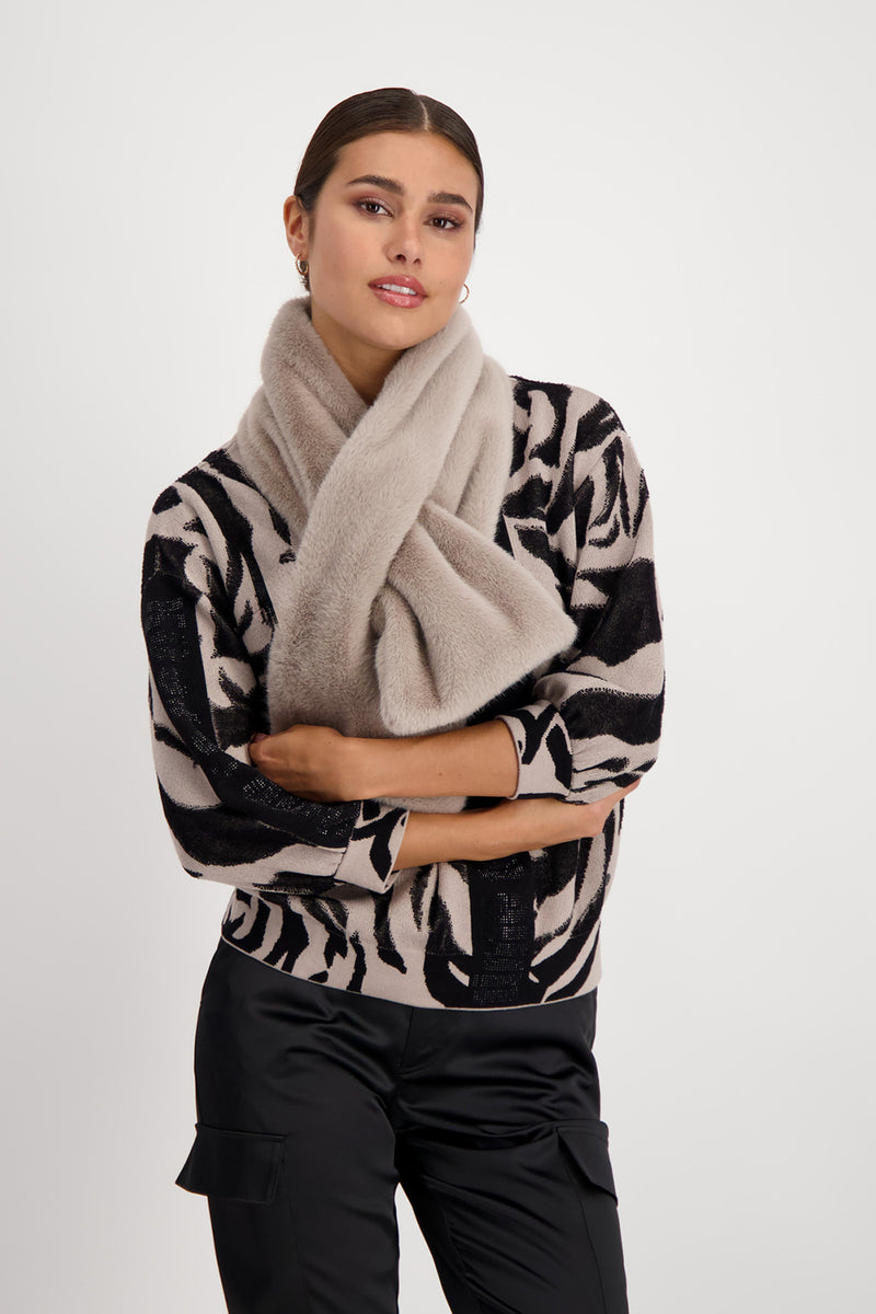 Monari Faux Fur Scarf 807347