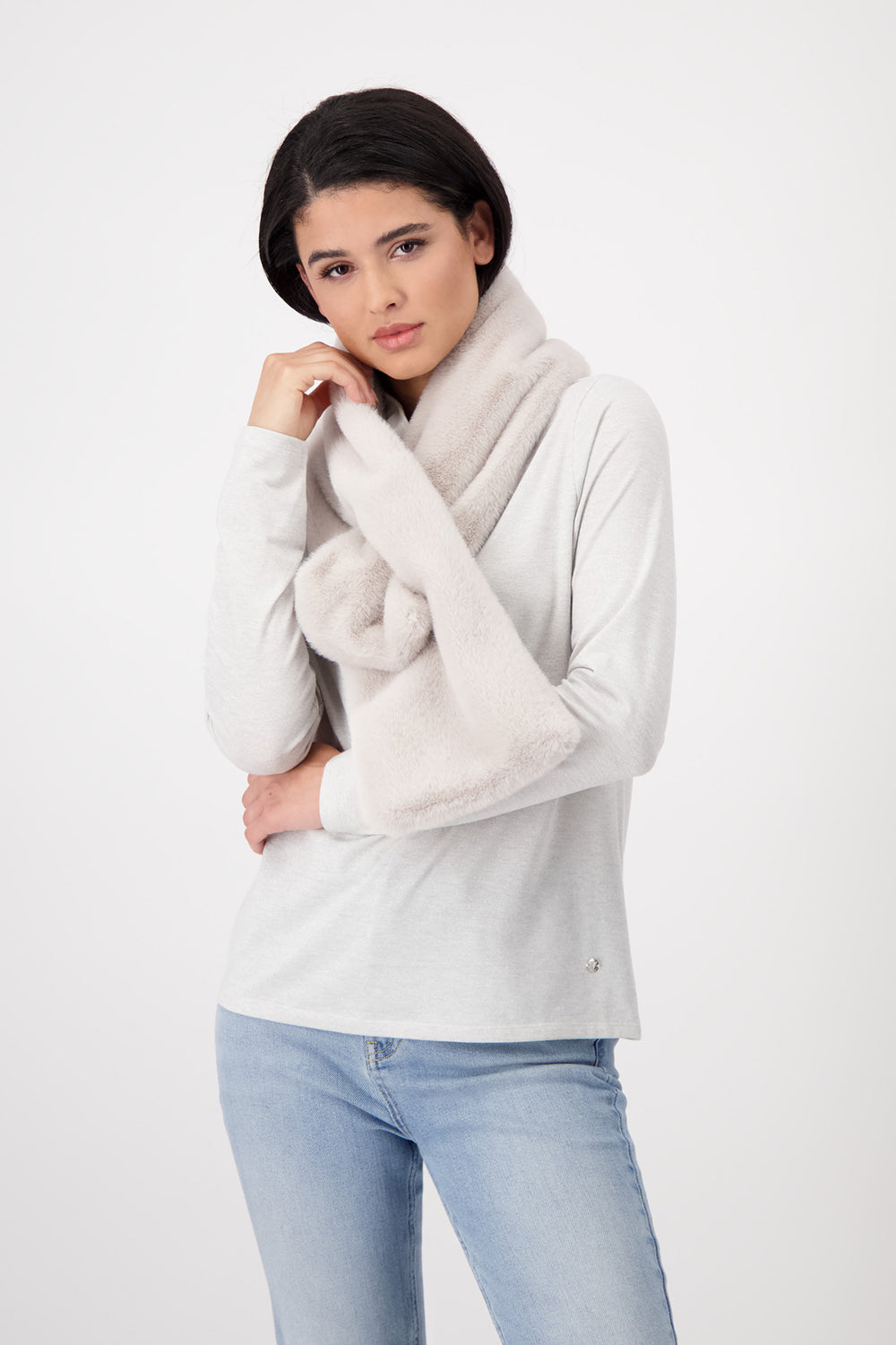 Monari Faux Fur Scarf 807347