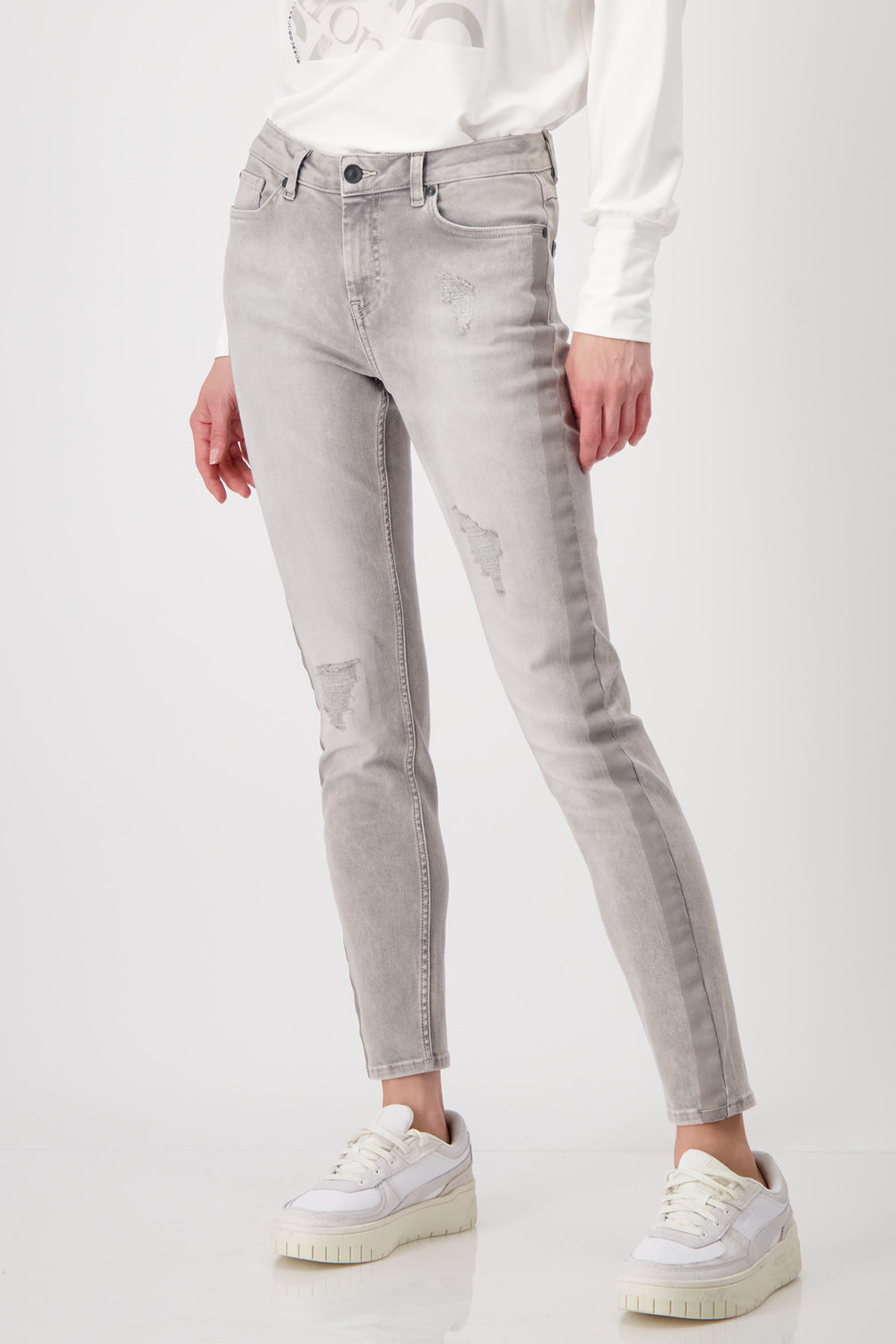 Monari Trousers Jeans Fade Out 807349 - Pre Order April Delivery