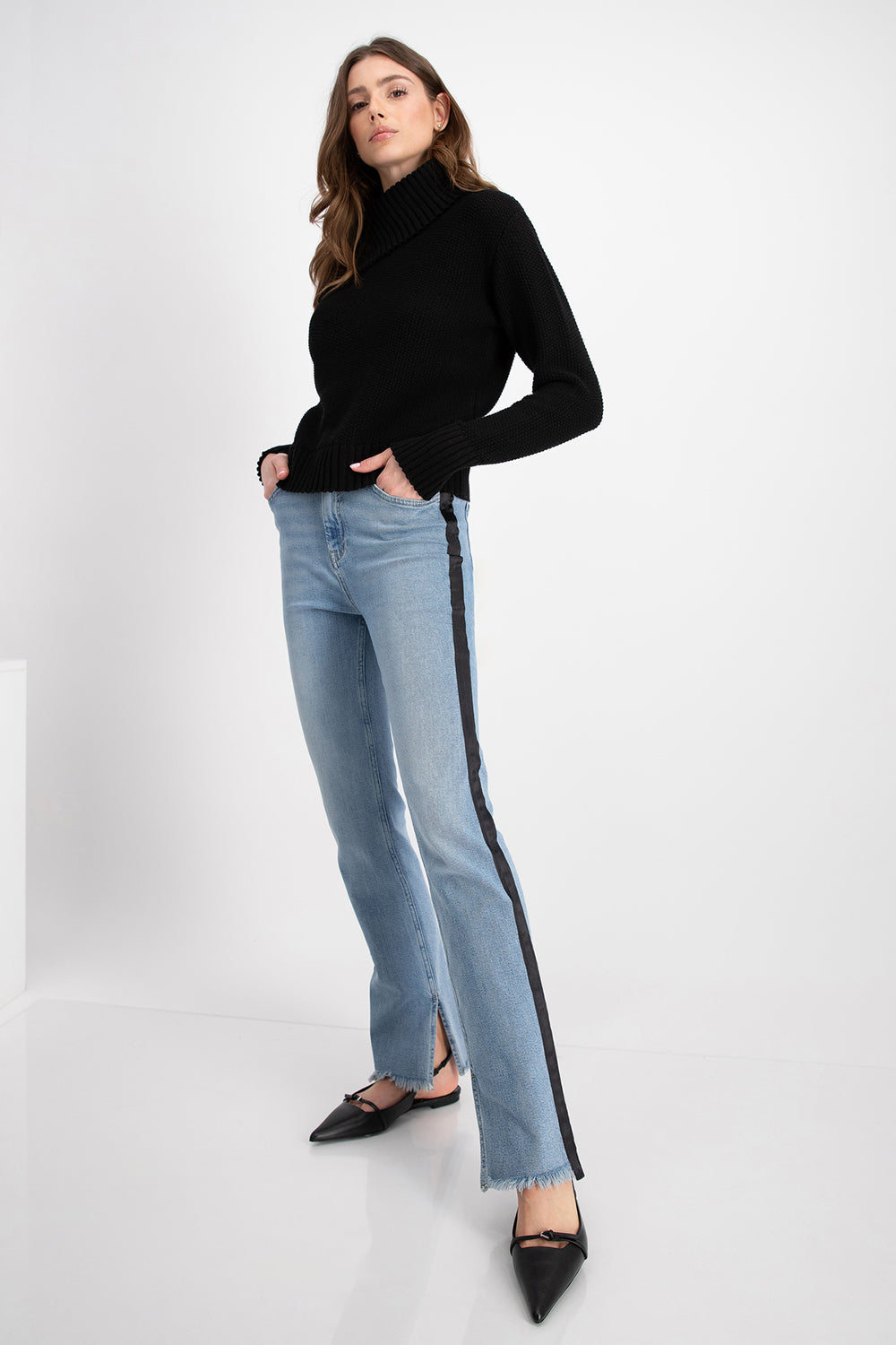 Monari Trousers Jeans Flared 807360