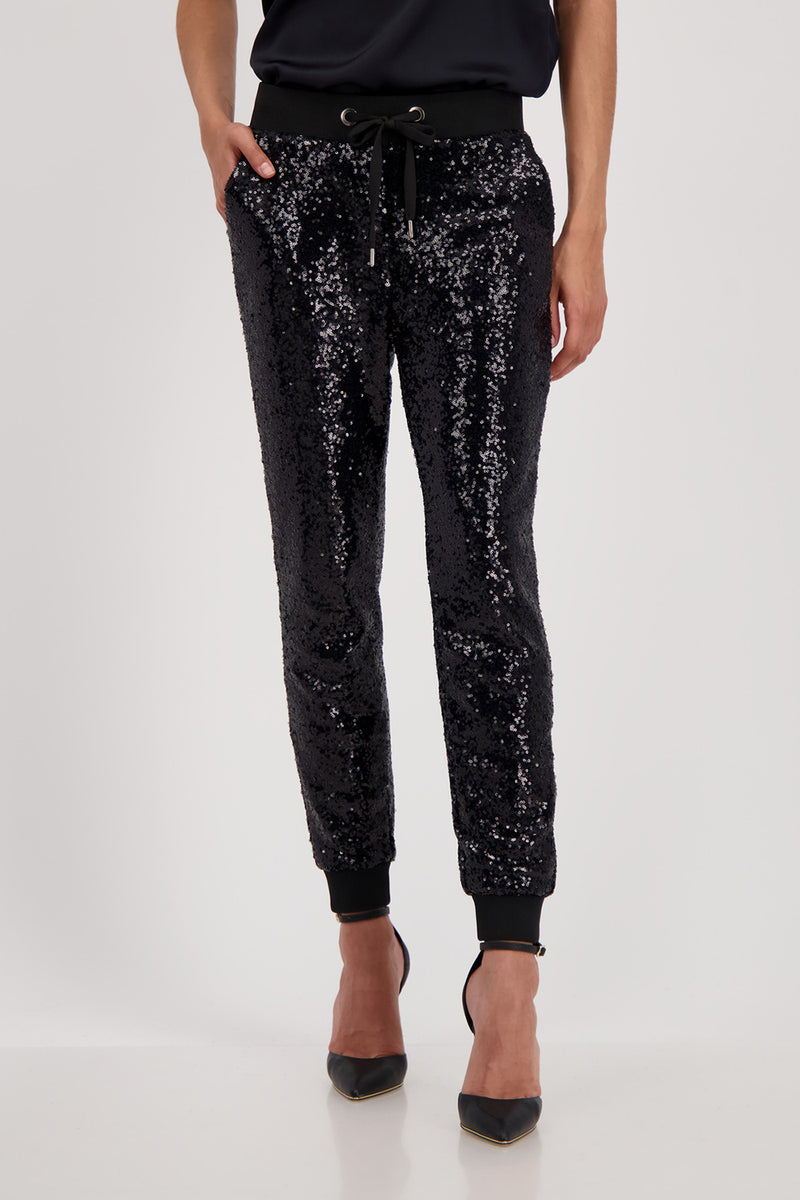 Monari Trousers Sequins 807403